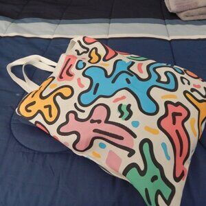 Keith Haring Inspired Design Perfect Size Tote.